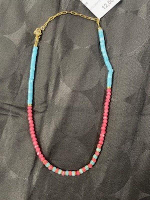 Collana Perline Colorate - immagine 2