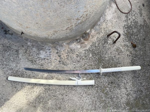 Katana Bianca Lucida - immagine 2
