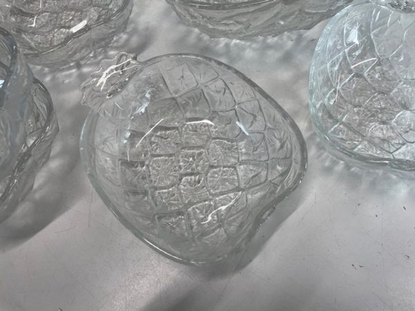 Serv Ciotoline 7pz Vetro Forma Ananas - immagine 2