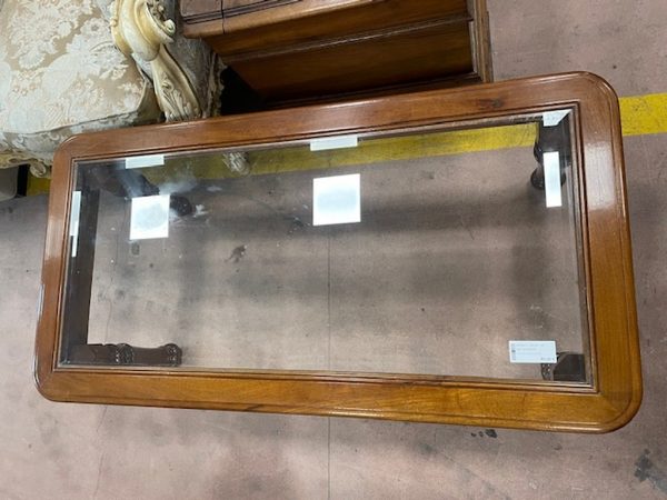 Tavolino Legno E Vetro