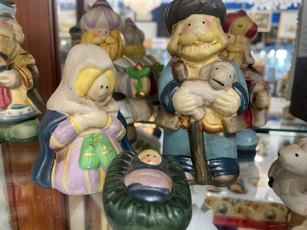 Personaggi Presepe Ceramica Cicciotti 9pz