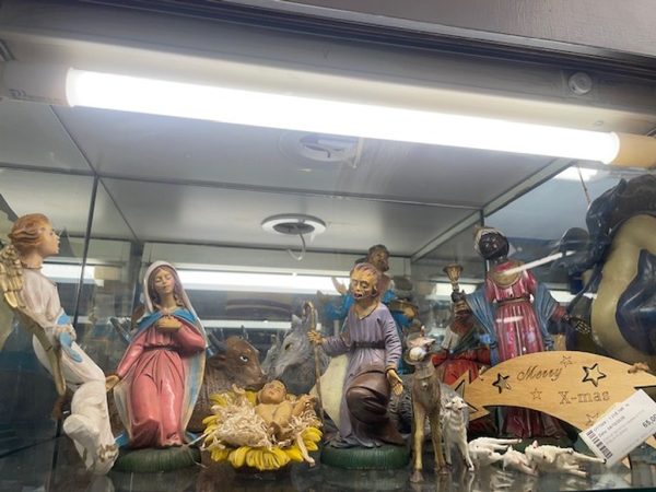 Statue Nativita + Animaletti E Stella In Legno - immagine 3