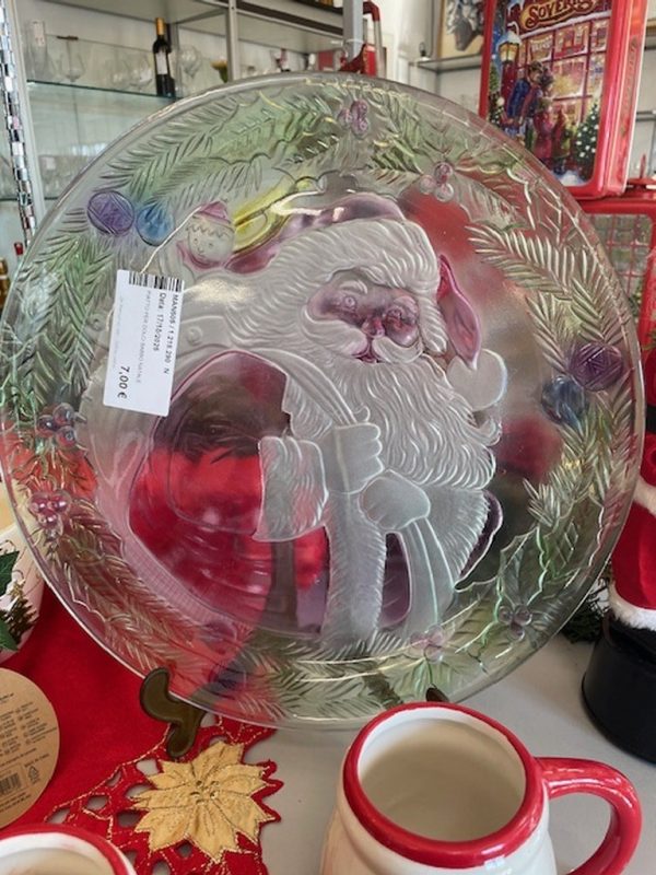 Piatto Per Dolci Babbo Natale