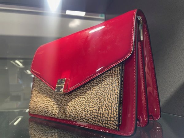 Borsa Borbonese Nera Tessuto + Tracolla - immagine 2