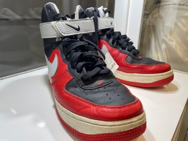 SCARPE NIKE NERO ROSO GRIGIO N.41